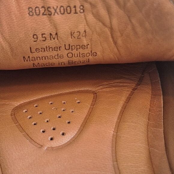 Section X Men's Darion Leather Bit Buckle Drivers size 9.5 Black Loafers Brazil - Picture 7 of 16